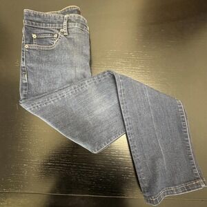 Lauren Ralph Lauren Women 6 Straight Leg Dark Wash Denim Jeans Casual Fit